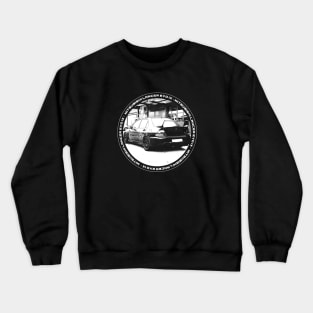 MITSUBISHI LANCER EVO IX Black 'N White 4 (Black Version) Crewneck Sweatshirt